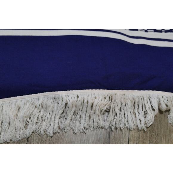 VINTAGE King of the Ponchos Country Place Women Zipper Poncho Cape Fringe Sz 12 - Picture 11 of 16